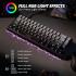 ATTACK SHARK X68 HE Rapid Trigger Mechanical Gaming Keyboard 60% Wired TKL with Adjustable Actuation,Hall Effect Magnetic Switch,8KHz Polling Rate,RGB Backlit,Top Mount,Side Printed Keycap(Moonlight)