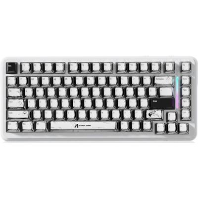 ATTACK SHARK X82 PRO HE Magnetic Gaming Keyboard,8KHz Polling Rate,Adjustable Actuation Rapid Trigger,Tri-Mode Wireless PC Keyboard with 5000mAh Battery,Cloud/Software Drive for Win/Mac.