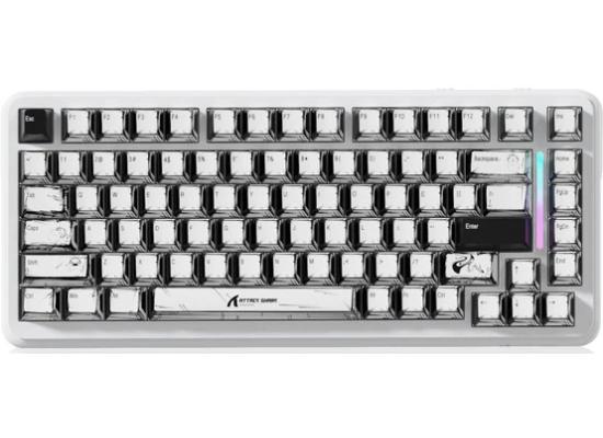 ATTACK SHARK X82 PRO HE Magnetic Gaming Keyboard,8KHz Polling Rate,Adjustable Actuation Rapid Trigger,Tri-Mode Wireless PC Keyboard with 5000mAh Battery,Cloud/Software Drive for Win/Mac.