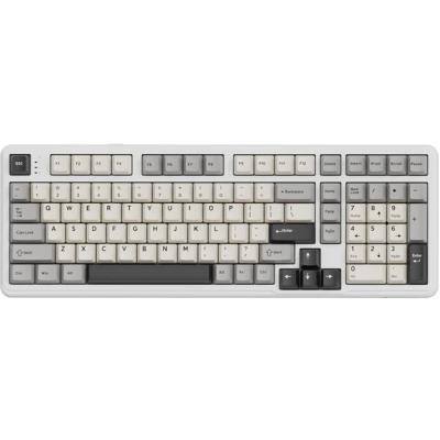 ATTACK SHARK X98 Wireless Mechanical Keyboard,Tri-Mode BT5.0/2.4GHz/USB-C Hot-Swappable,Gasket Mount with Pre-lubed Linear Switches,PBT Keycaps,RGB Backlit Gaming Keyboard for PC/Tablet/PS5/Xbox