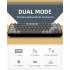 ZIYOULANG K68 Wireless (Dual Mode 2.4GHz + Bluetooth 5.0) 60% Compact Modular Mechanical Gaming Keyboard, 68 Keys Hot Swappable, AAA Battery, Blue Switch-Gray