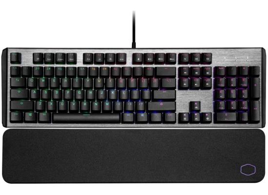 Cooler Master CK550 V2 Gaming Mechanical Keyboard Brown Switch with RGB Backlighting, On-The-Fly Controls, and Hybrid Key Rollover (عربي)