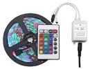 RGB Multicolor Led Strip Light,With Adapter & Remote Control, 5m