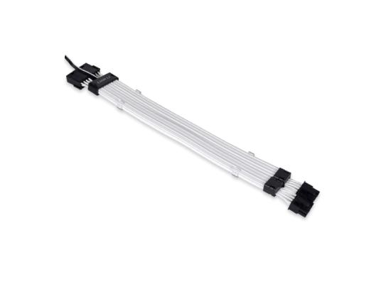 LIAN LI Strimer Plus V2-Slim ARGB PSU (8+8) PIN EXtension Connector Cable w/ Separated Header & MB ARGB 3-PIN Cable Adaptor