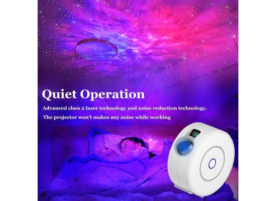 Atmosphere LED Smart Star Projector, Smart APP Control, Wifi 2.4GHz, Voice Control, Flexible Timing, Colorful Nebula Colors, For Home, Bedroom, Home Theater, Gaming Room