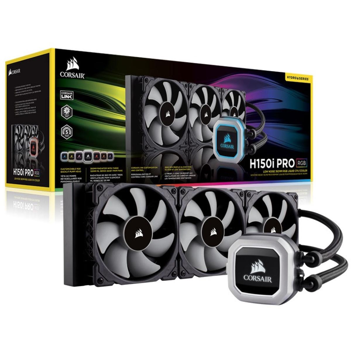 Corsair Hydro Series™ H115i Pro Advanced RGB 280mm Liquid Cpu Cooler