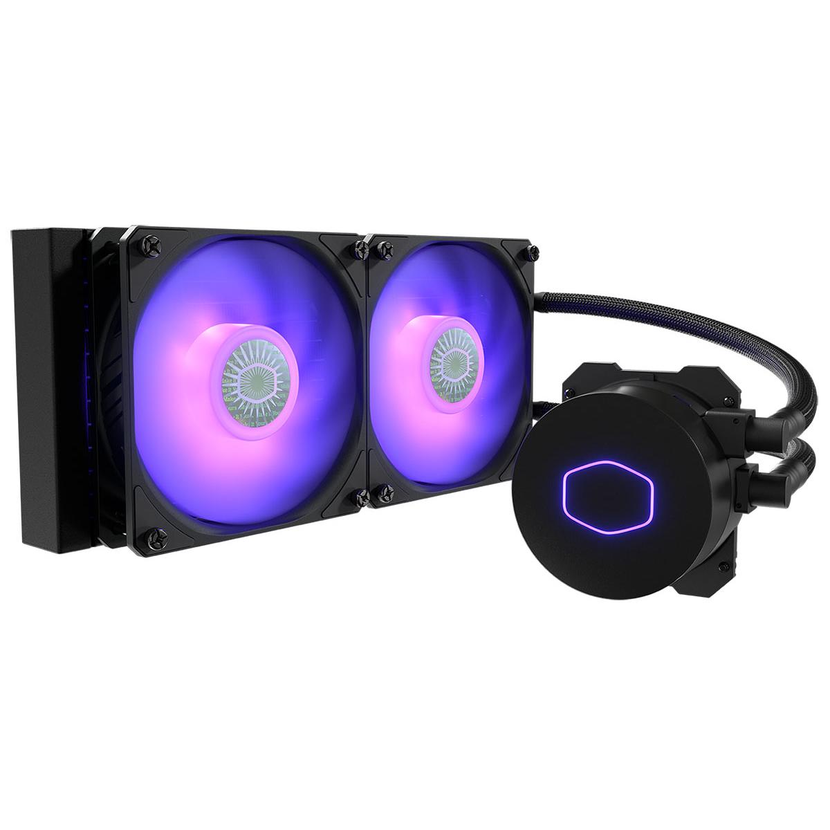 Cooler Master MasterLIquid ML240L V2 RGB CPU Liquid Cooler,New Gen Dual Chamber, LGA1700 Support 12th Gen