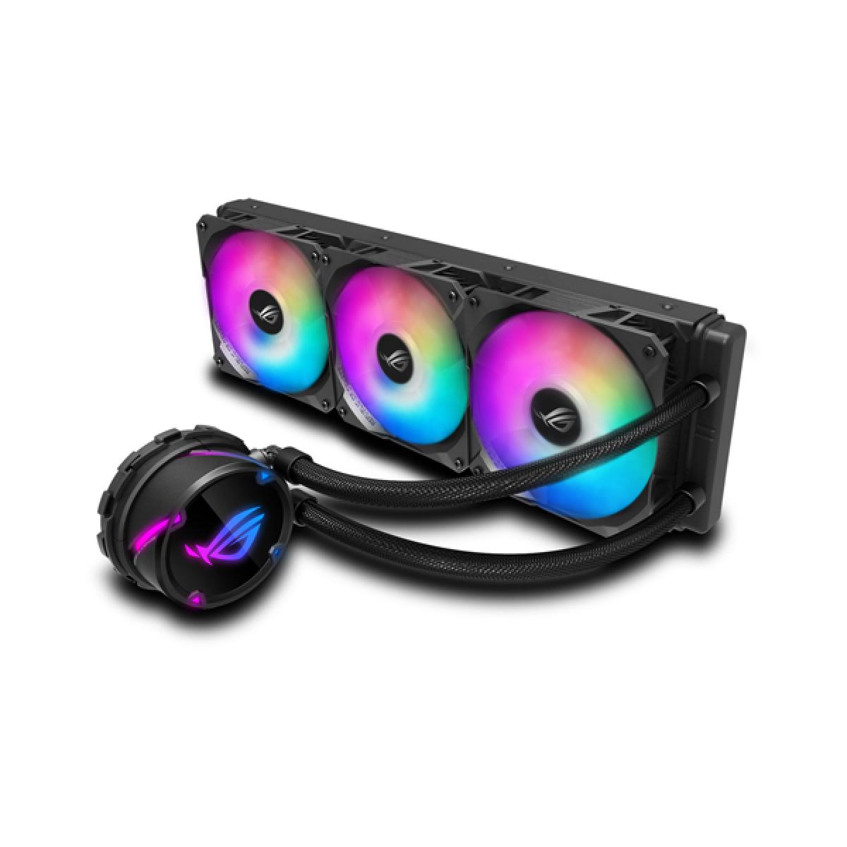 Asus ROG Strix LC 360 RGB all-in-one liquid CPU water cooler with Aura Sync
