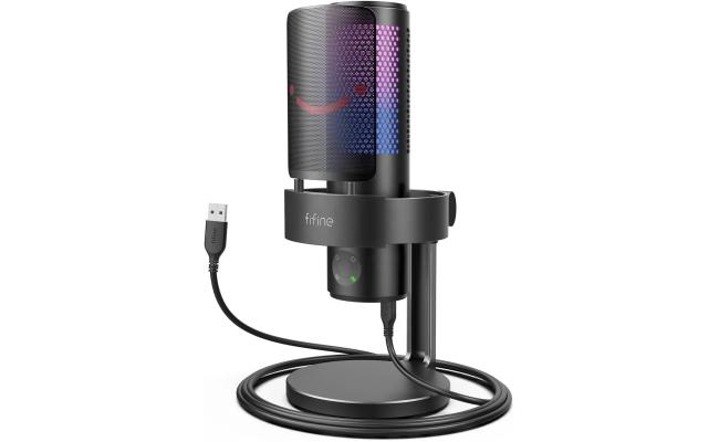 FIFINE AMPLIGAME A9 USB RGB Gaming Microphone - Black FIFINE AMPLIGAME A9 USB RGB Gaming Microphone - Black