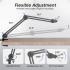 FIFINE BM63 Microphone Boom Arm Stand, With built-in cable management - Black.