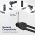 FIFINE BM63 Microphone Boom Arm Stand, With built-in cable management - Black.