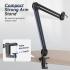 FIFINE BM63 Microphone Boom Arm Stand, With built-in cable management - Black.