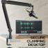FIFINE BM66 Microphone Boom Arm Stand, Mics For Streaming, Podcasting - Black.