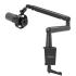 Fifine BM88 Low-profile Microphone Arm Stand With Cable Channeling, Handling Max 1.5kg Mics For Streaming, Podcasting