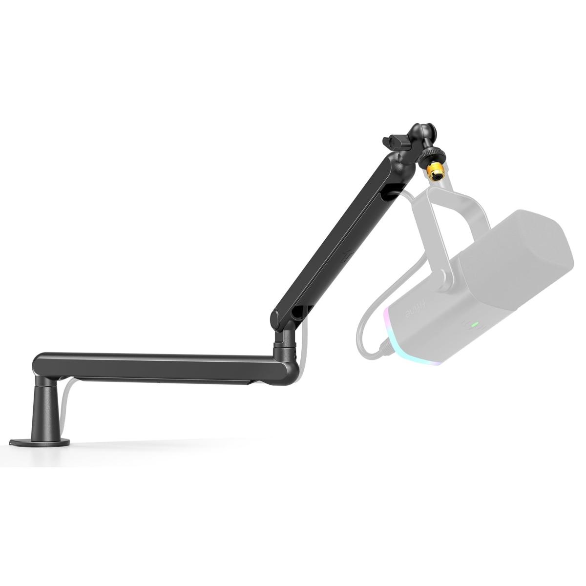 Fifine BM88 Low-profile Microphone Arm Stand With Cable Channeling, Handling Max 1.5kg Mics For Streaming, Podcasting