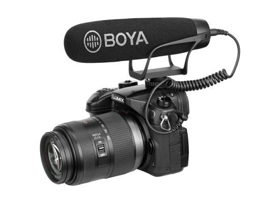 BOYA BY-BM2021 Wired On-Camera Super-Cardioid Shotgun Microphone for PC, Laptops and Smartphone