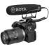 BOYA BY-BM2021 Wired On-Camera Super-Cardioid Shotgun Microphone for PC, Laptops and Smartphone