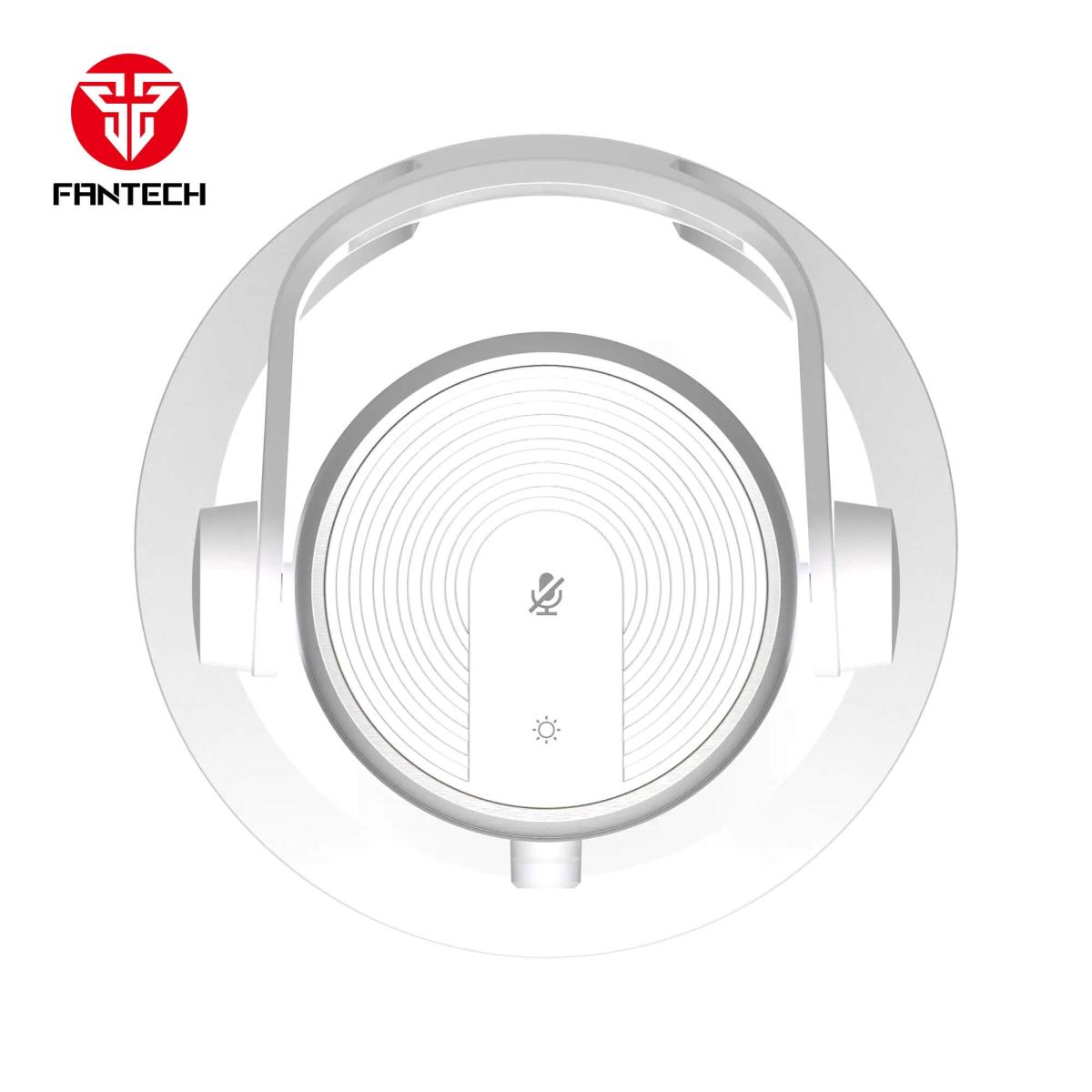 FANTECH LEVIOSA MCX03 Professional Condenser RGB STREAMING USB Microphone Cardioid Polar Pattern w/ One Touch To Mute Button & Noise Redduction Button