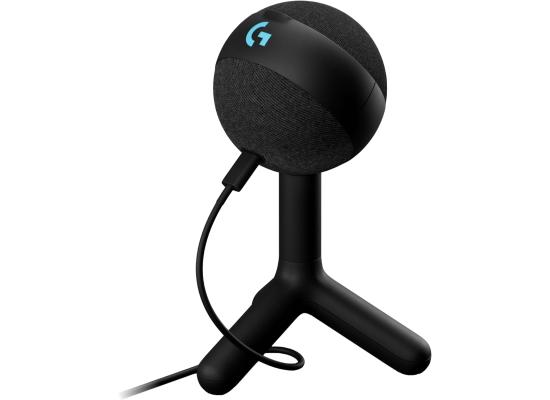 Logitech G Yeti Orb Condenser LIGHTSYNC RGB Wired Cardioid USB Gaming capsule Mic for PC & Mac, Plug and Play, For Gaming & Content Creation
