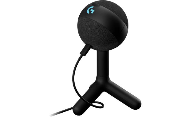 Logitech G Yeti Orb Condenser LIGHTSYNC RGB Wired Cardioid USB Gaming capsule Mic for PC & Mac, Plug and Play, For Gaming & Content Creation
