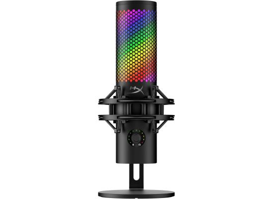 HyperX QuadCast 2 S - USB Best in-class Audio Quality, RGB Performance Black Microphone For Gaming, Streaming, Podcasting, Versatile Multifunction Knob, 4 Selectable Polar Patterns
