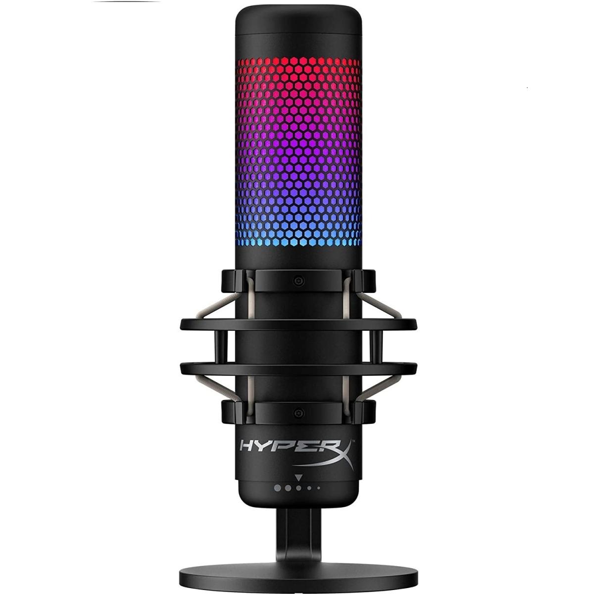 HyperX QuadCast S - USB High Performance Gaming Microphone, RGB ,for PC, PS4 and Mac