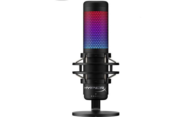 HyperX QuadCast S - USB High Performance Gaming Microphone, RGB ,for PC, PS4 and Mac