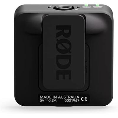 RODE Wireless ME Ultra-compact Wireless Microphone System with Built-in Microphones, GainAssist Technology and 100m Range for Filmmaking, Interviews and Content Creation, Wireless ME