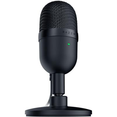 Razer Seiren Mini USB Ultra Compact Condenser Professional Recording Microphone Supercardioid Pickup Pattern, Built-in Shockmount, Plug & Play - For PC (Black)