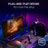 Razer Seiren V3 Mini Ultra Compact Condenser USB Microphone w/ Supercardioid Pattern, Tap-to-Mute Sensor with LED Indicator, Shock Absorber, PC, Discord, OBS Studio, XSplit - White Edition