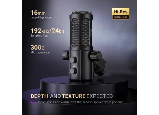 FIFINE AmpliTank Tank6 USB/XLR Dynamic Microphone - Black