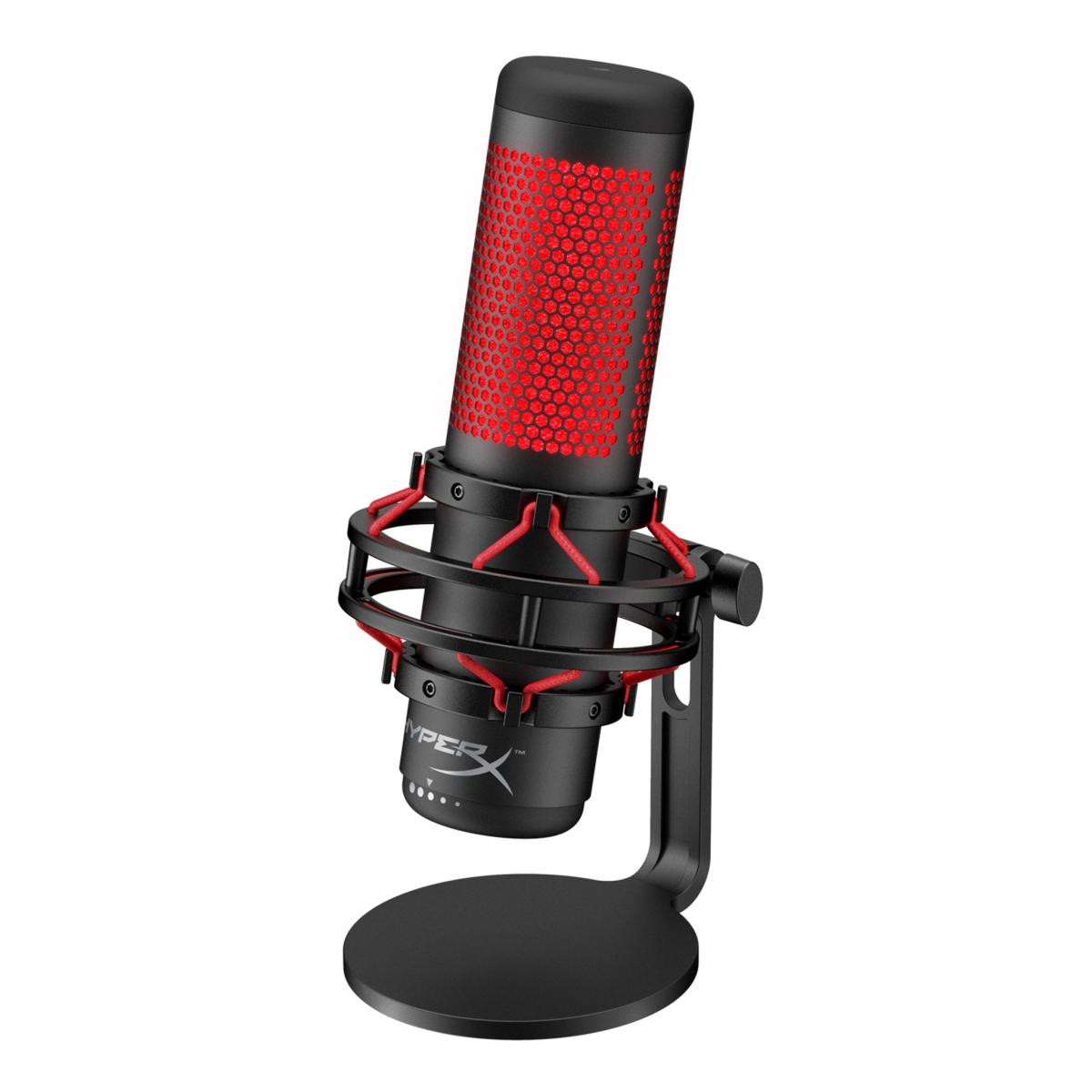 HyperX QuadCast USB High Performance Gaming Microphone, Red LED ,for PC, PS4 and Mac