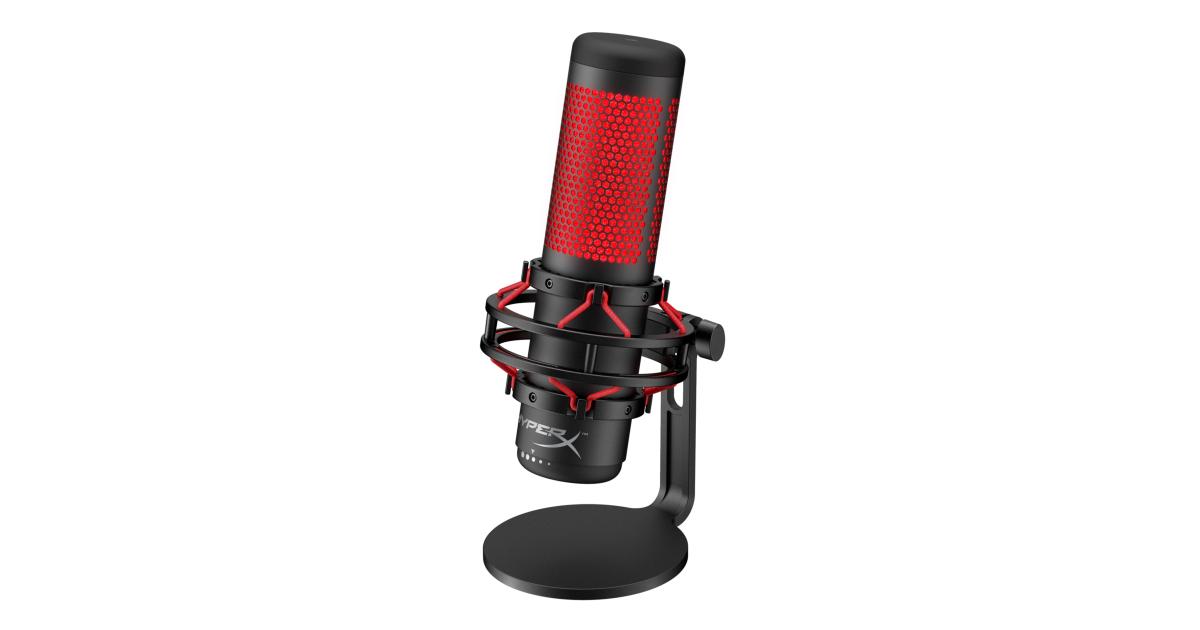HyperX QuadCast USB High Performance Gaming Microphone, Red LED ,for PC