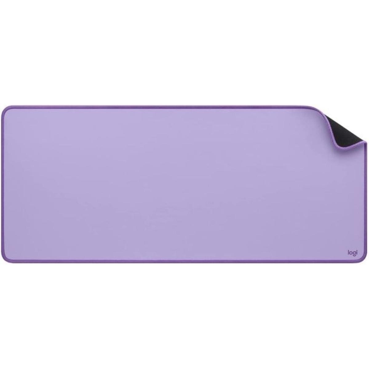Logitech Desk Mat - Studio Series, Multifunctional Large Desk Pad, Extended Mouse Mat, Office Desk Protector with Anti-Slip Base, Spill-Resistant Durable Design, in Mid-Grey