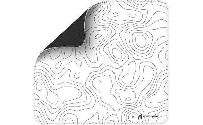 ATTACK SHARK CM02 Gaming Mouse Pad for Esports Speed Large Mouse mats for Desk Wat0erproof Surface Stitched Edges and Anti-Slip Rubber Base Size L Laminate 17.72” x 15.75” x 0.16” White ATTACK SHARK CM02 Gaming Mouse Pad for Esports Speed Large Mouse mats for Desk Wat0erproof Surface Stitched Edges and Anti-Slip Rubber Base Size L Laminate 17.72” x 15.75” x 0.16” White