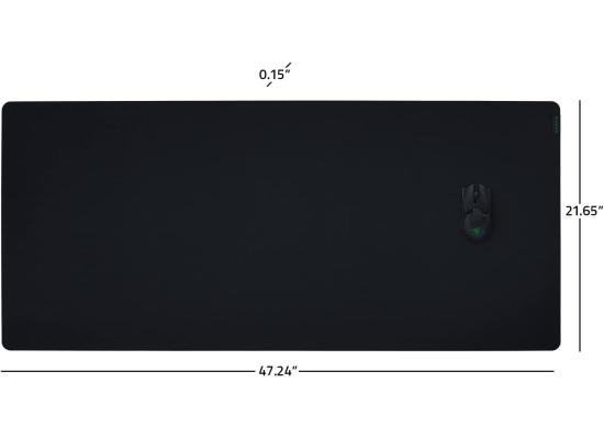 Razer Gigantus V2 Cloth Gaming Mouse Pad (3XL) Thick High-Density Foam, Non-Slip Base Black w/ Non-Slip Base (940 X 410 X 4 mm)