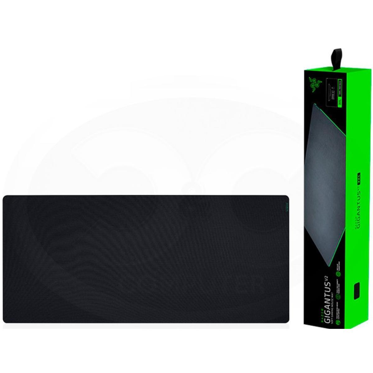 Razer Gigantus V2 Cloth Gaming Mouse Pad (3XL) Thick High-Density Foam, Non-Slip Base Black w/ Non-Slip Base (940 X 410 X 4 mm)