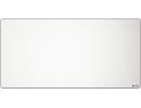 Glorious 3XL Extended Gaming White Smooth Cloth & Anti-Slip Rubber Base Mouse pad, Stitched Edges | 122x61x3mm - White