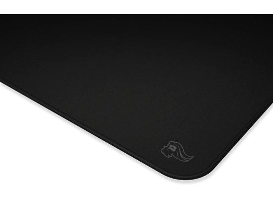 Glorious 3XL Extended Gaming Black (Stealth) Smooth Cloth & Anti-Slip Rubber Base Mouse pad, Stitched Edges | 61x122 cm