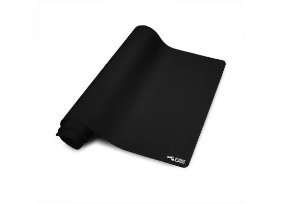 Glorious Extended Pro Gaming Black Smooth Cloth & Anti-Slip Rubber Base Mouse pad, Stitched Edges | 27 x 91cm