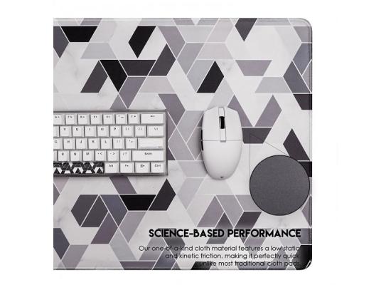 FANTECH MP905 GEO DeskMat GE01 XX-Large Gaming Premium Mouse Pad, Smooth Rubber & Cloth w/ Stitching Edges, Waterproof Coating, Superior Dense (900 x 400 x 4mm)