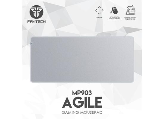 Agile Mp903 White Professional Large Gaming Mouse Pad, Water-Resistant SPEEDSILK Surface & dynamic friction (900*400*3mm)