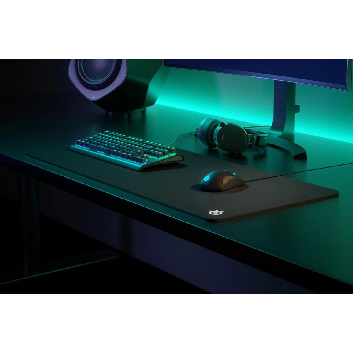 SteelSeries QcK XXL Low Profile Cloth Gaming Mouse Pad Thick Cloth (900 x 300 x2 mm)