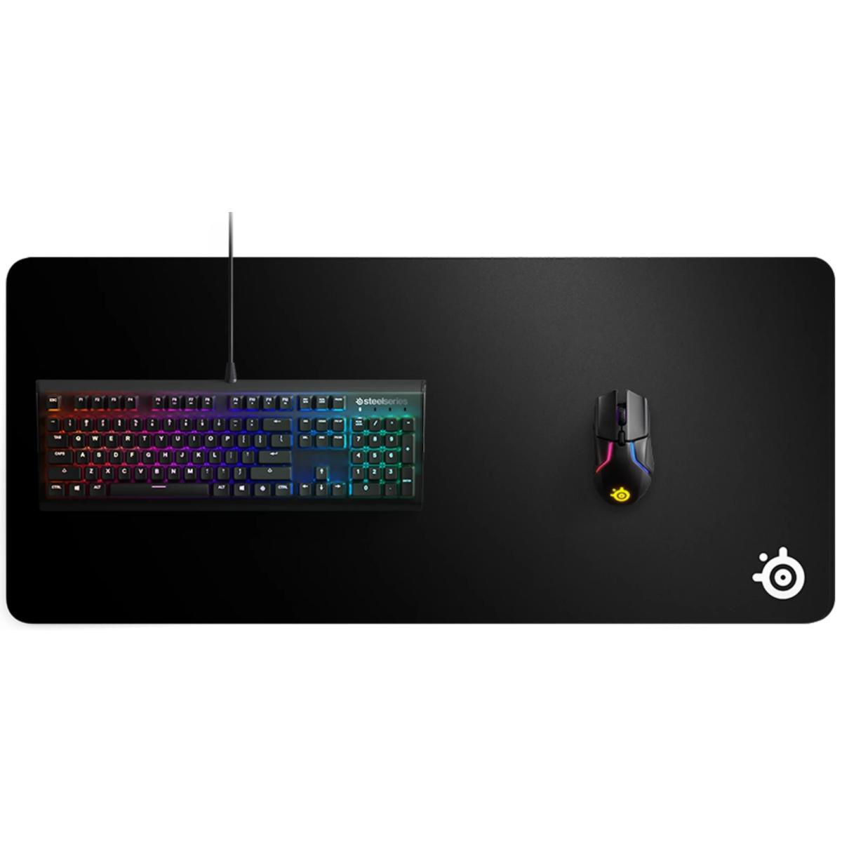 SteelSeries QcK XXL Low Profile Cloth Gaming Mouse Pad Thick Cloth (900 x 300 x2 mm)