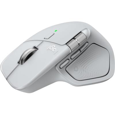 Logitech MX Master 4 for Mac, Ergonomic Bluetooth Mouse with Advanced Performance Haptic Feedback, Ultra-Fast Scrolling, USB-C Charging, MacOS, iPadOS, Windows -  Silver
