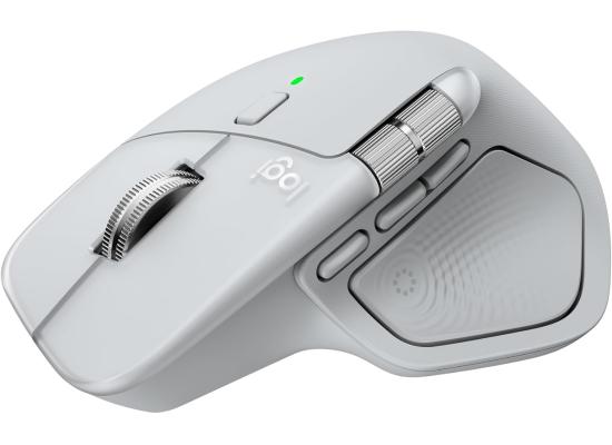 Logitech MX Master 4 for Mac, Ergonomic Bluetooth Mouse with Advanced Performance Haptic Feedback, Ultra-Fast Scrolling, USB-C Charging, MacOS, iPadOS, Windows -  Silver