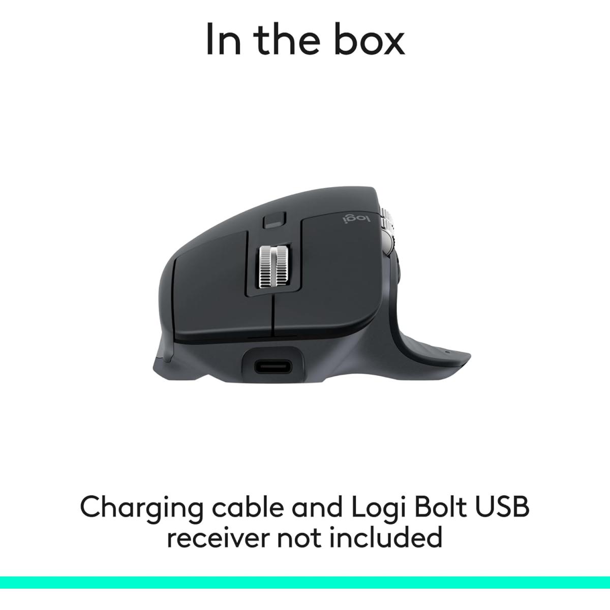 Logitech MX Master 3S Bluetooth Edition, No USB Receiver - Ultra-Fast Scrolling, Ergo, 8K DPI, Track on Glass, Quiet Clicks, Works with Apple Mac, Windows PC, Linux, Chrome - Graphite Logitech MX Master 3S Bluetooth Edition, No USB Receiver - Ultra-Fast Scrolling, Ergo, 8K DPI, Track on Glass, Quiet Clicks, Works with Apple Mac, Windows PC, Linux, Chrome - Graphite