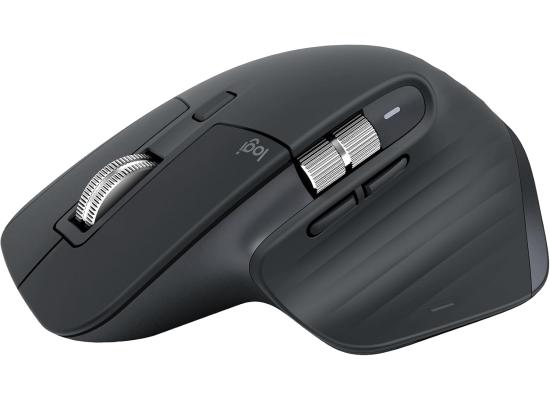Logitech MX Master 3S Bluetooth Edition Wireless Mouse, No USB Receiver - Ultra-Fast Scrolling, Ergo, 8K DPI, Track on Glass, Quiet Clicks, Works with Apple Mac, Windows PC, Linux, Chrome - Graphite