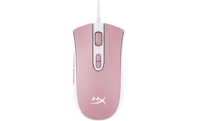 HyperX Pulsefire Core (White-Pink) 6200 DPI With 7 Programmable Buttons - RGB Gaming Mouse