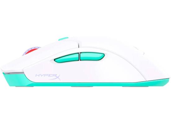 HyperX Pulsefire Haste 2 Core Wireless (2.4GHz / Bluetooth) Lightweight (70g) RGB Gaming Mouse,12K DPI, Up to 100 Hours AA Battery - For PC/PS5/Xbox Series X - White